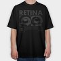 Retina 1, Tricou Oversize Barbati (Unisex)
