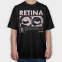 Retina 2, Tricou Oversize Barbati (Unisex)
