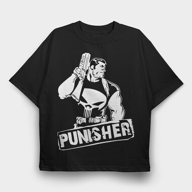The Punisher 8, Tricou Oversize Barbati (Unisex)