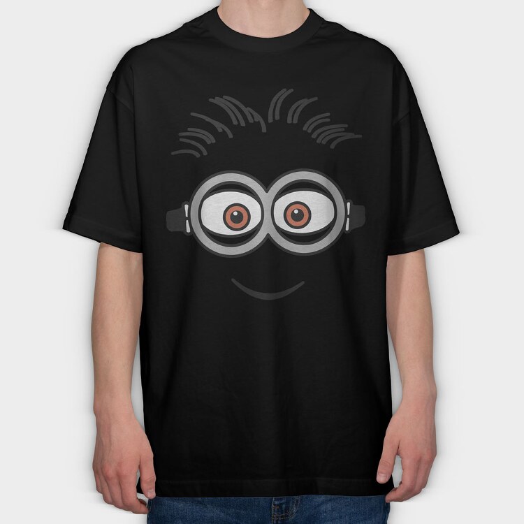 Minions 1, Tricou Oversize Barbati (Unisex)