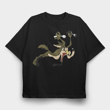 Cartoon Retro Looney Tunes 4, Tricou Oversize Barbati (Unisex)
