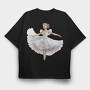 Ballet Dancer Christmas, Tricou Oversize Barbati (Unisex)