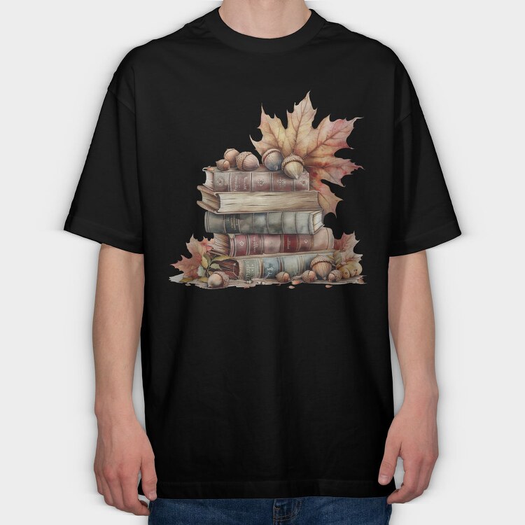 Autumn Learning Nest, Tricou Oversize Barbati (Unisex)