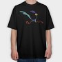 Cartoon Retro Looney Tunes 5, Tricou Oversize Barbati (Unisex)