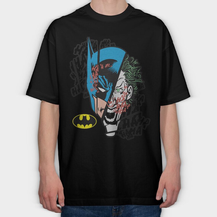 Batman Jocker, Tricou Oversize Barbati (Unisex)