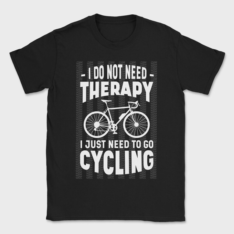 Bicycle Therapy Bike, Tricou Barbati (Unisex)