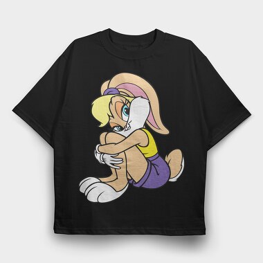 Cartoon Retro Looney Tunes Tiny 1, Tricou Oversize Barbati (Unisex)