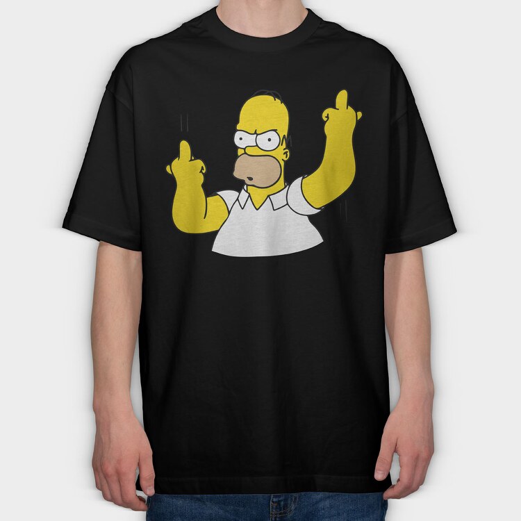 The Simpsons 17, Tricou Oversize Barbati (Unisex)