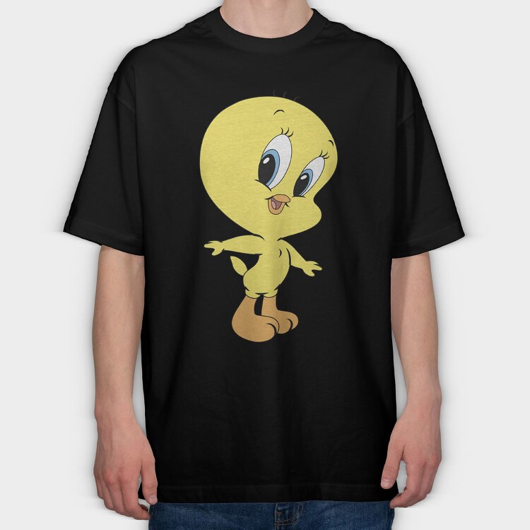 Cartoon Retro Looney Tunes Tiny 2, Tricou Oversize Barbati (Unisex)