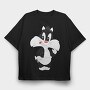 Cartoon Retro Looney Tunes Tiny 3, Tricou Oversize Barbati (Unisex)