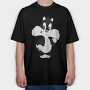 Cartoon Retro Looney Tunes Tiny 3, Tricou Oversize Barbati (Unisex)