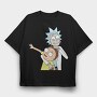 Rick and Morty 11, Tricou Oversize Barbati (Unisex)