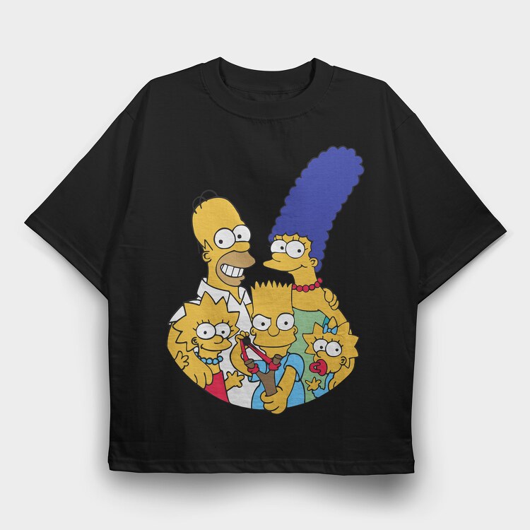 The Simpsons 19, Tricou Oversize Barbati (Unisex)