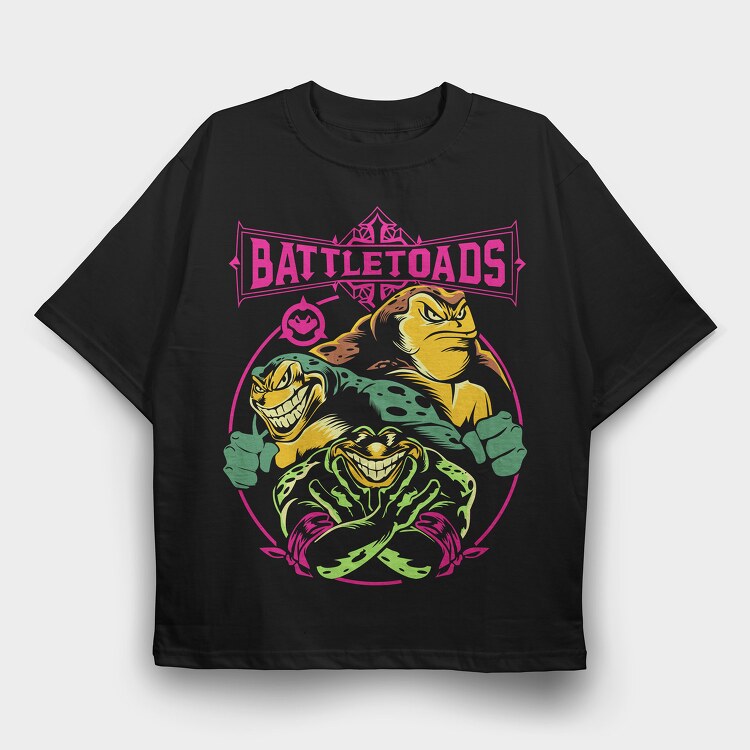 Battletoads, Tricou Oversize Barbati (Unisex)
