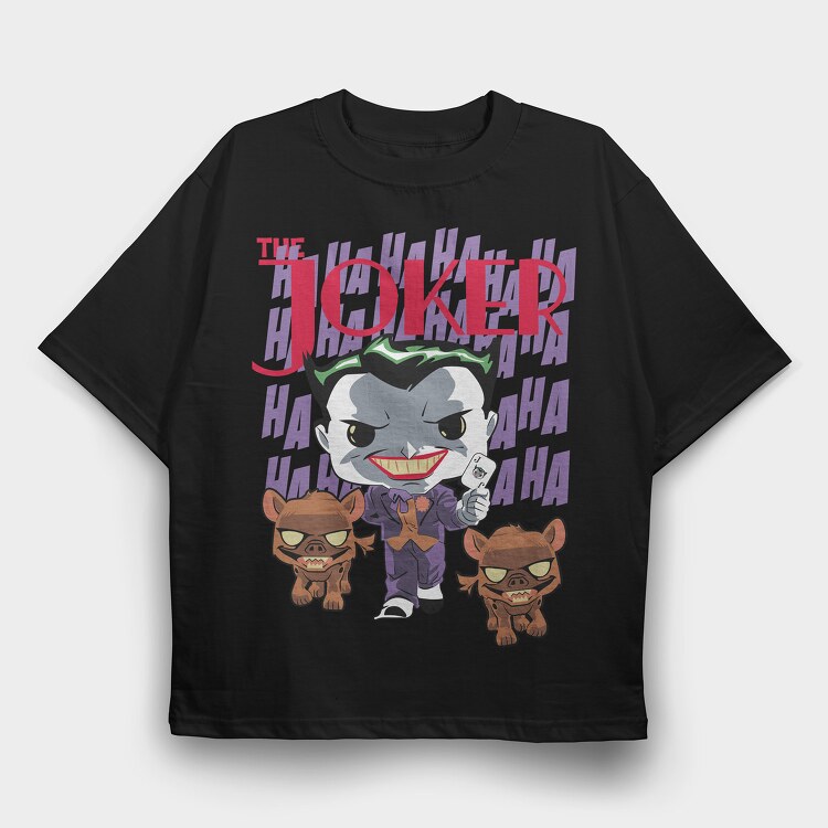 Funko jocker, Tricou Oversize Barbati (Unisex)