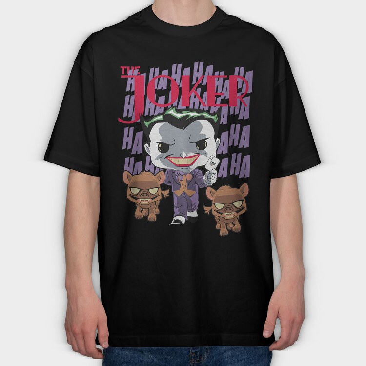 Funko jocker, Tricou Oversize Barbati (Unisex)