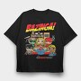 Bazinga Comics, Tricou Oversize Barbati (Unisex)