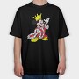 Cartoon Retro Mickey Mouse 3, Tricou Oversize Barbati (Unisex)