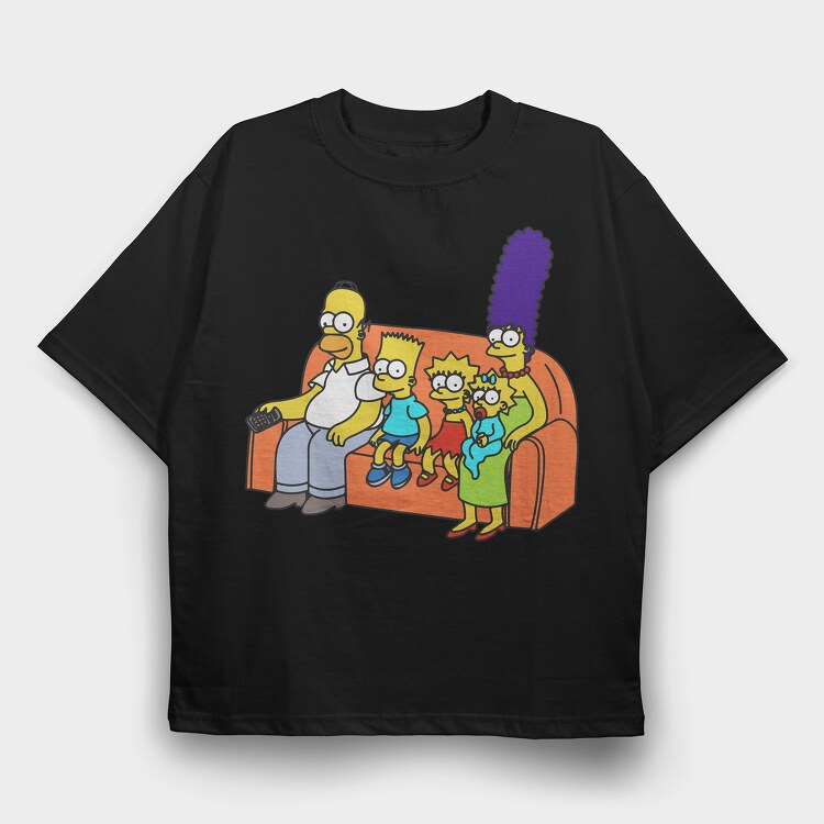 The Simpsons 22, Tricou Oversize Barbati (Unisex)