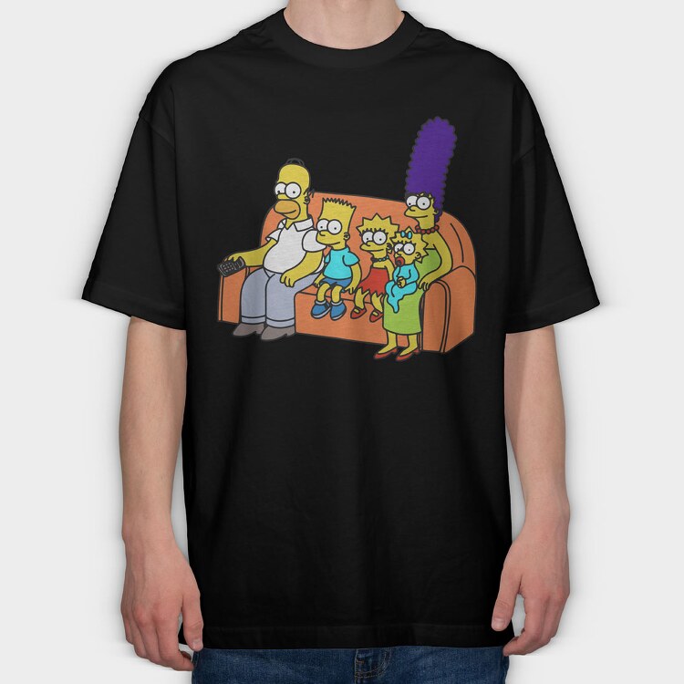 The Simpsons 22, Tricou Oversize Barbati (Unisex)