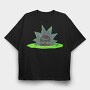 Rick and Morty 16, Tricou Oversize Barbati (Unisex)