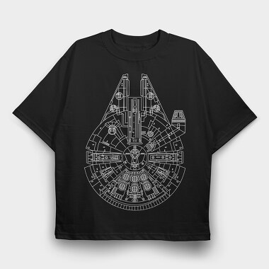 Star Wars 19, Tricou Oversize Barbati (Unisex)