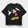 Cartoon Retro Mickey Mouse 6, Tricou Oversize Barbati (Unisex)