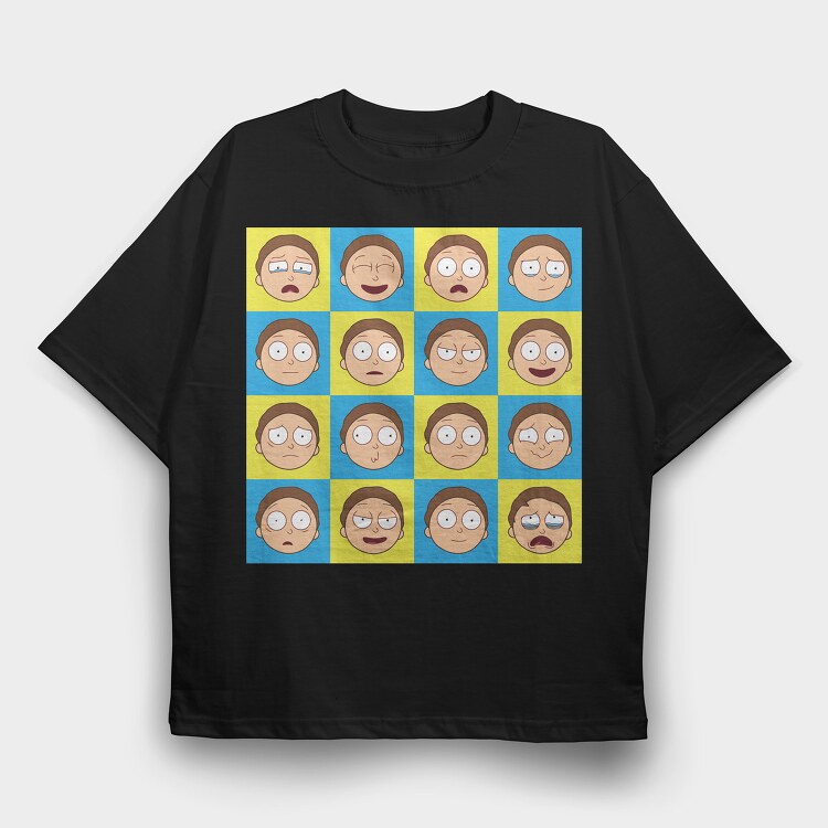 Rick and Morty 21, Tricou Oversize Barbati (Unisex)