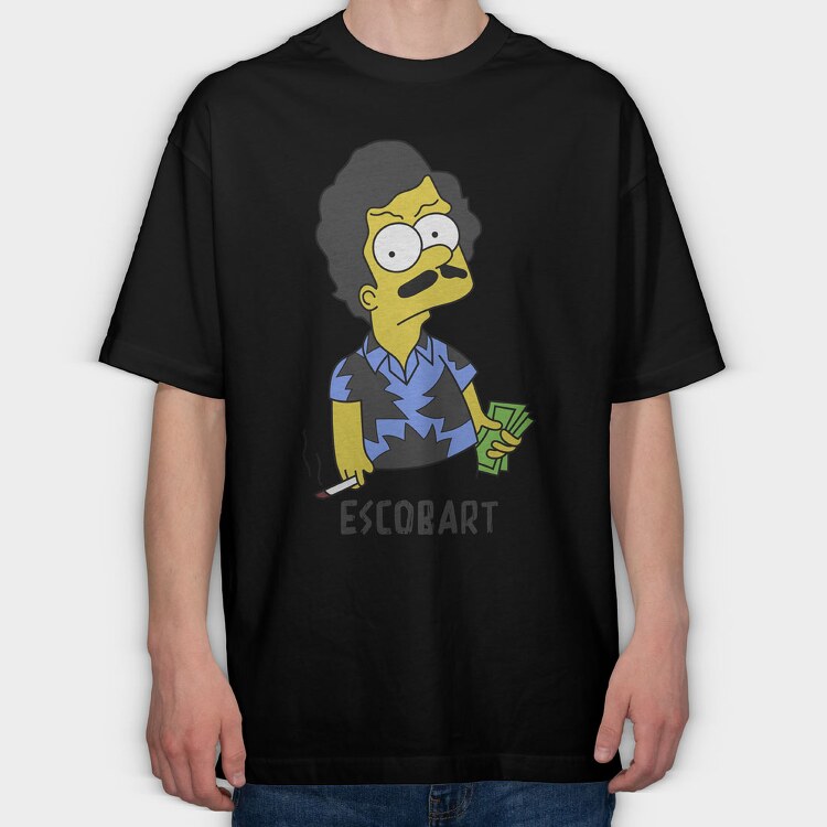 The Simpsons 2_1, Tricou Oversize Barbati (Unisex)