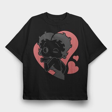 Betty Boop 64, Tricou Oversize Barbati (Unisex)