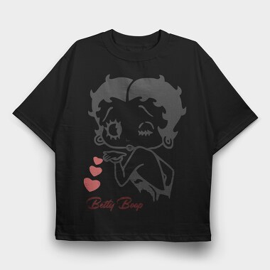 Betty Boop 66, Tricou Oversize Barbati (Unisex)
