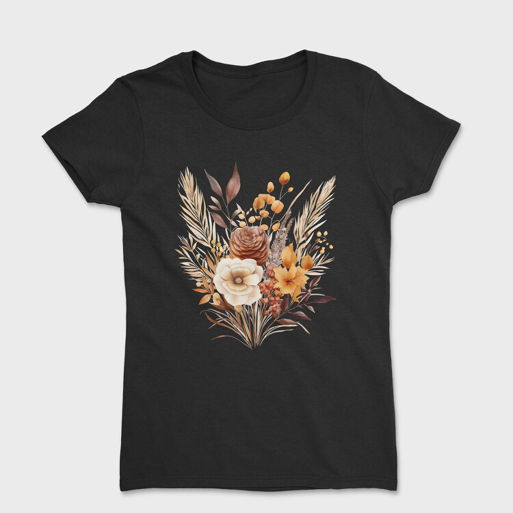 Autumn Leaves Bouquet, Tricou Femei