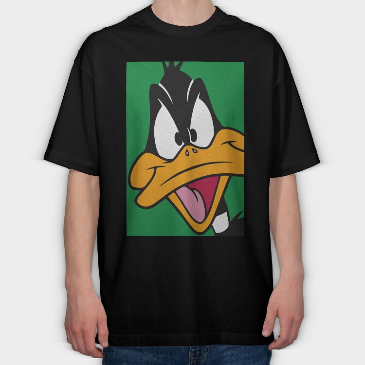 Cartoon Retro Pato Lucas 1, Tricou Oversize Barbati (Unisex)