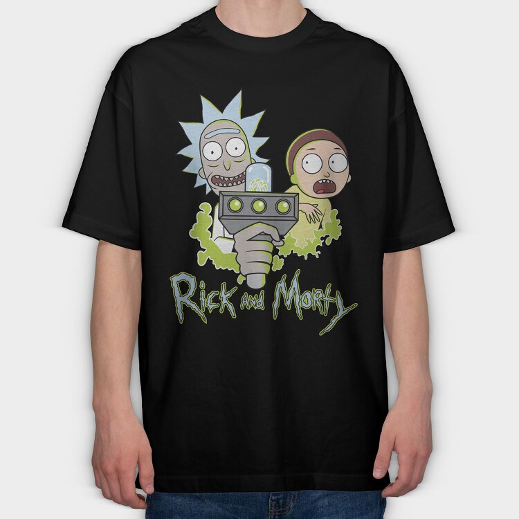 Rick and Morty 26, Tricou Oversize Barbati (Unisex)