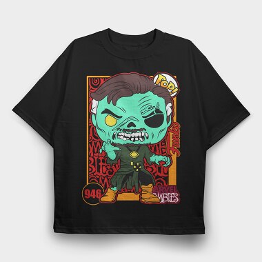 Funko Marvel Zombies Doctor Strange, Tricou Oversize Barbati (Unisex)