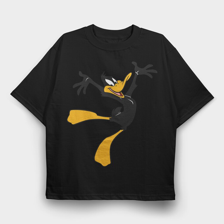 Cartoon Retro Pato Lucas 5, Tricou Oversize Barbati (Unisex)