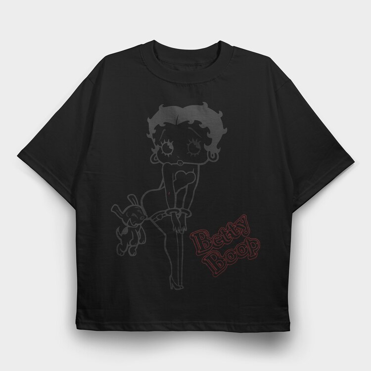Betty Boop 68, Tricou Oversize Barbati (Unisex)