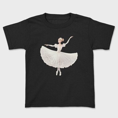 Ballet Dancer Illustration, Tricou Copii