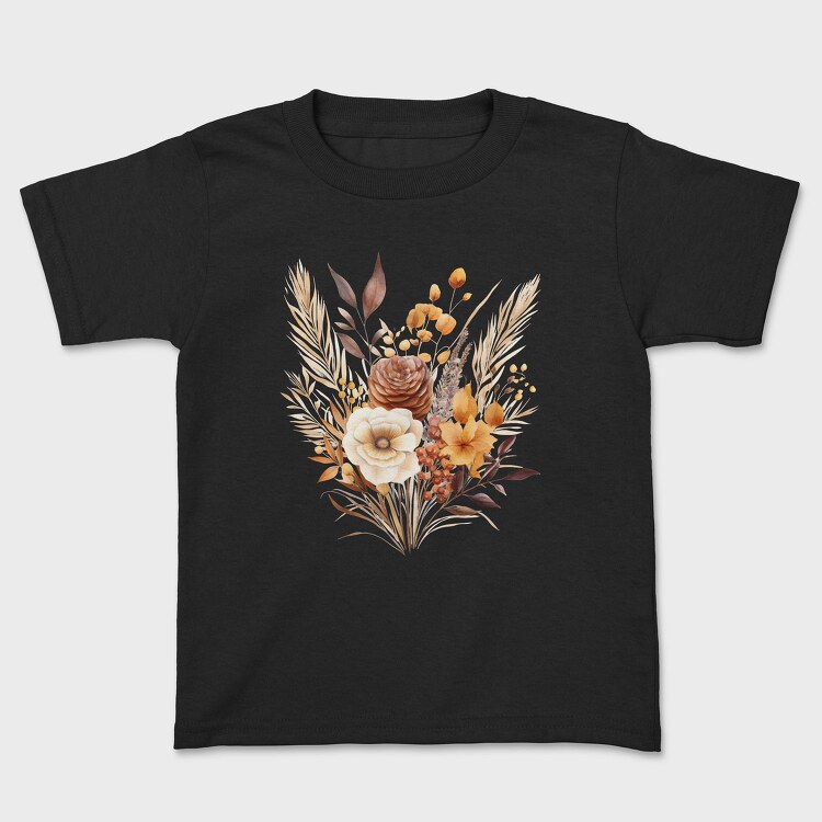 Autumn Leaves Bouquet, Tricou Copii