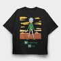 Rick and Morty 32, Tricou Oversize Barbati (Unisex)