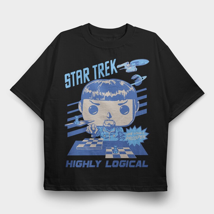 Funko star trek, Tricou Oversize Barbati (Unisex)