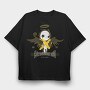 Black Angel 2, Tricou Oversize Barbati (Unisex)