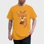 Fox Illustration, Tricou Barbati (Unisex)