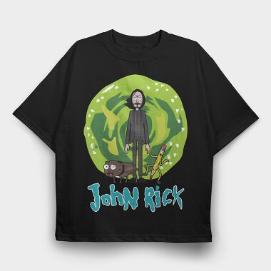 Rick and Morty 33, Tricou Oversize Barbati (Unisex)