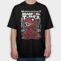 Deadpool T Rex, Tricou Oversize Barbati (Unisex)