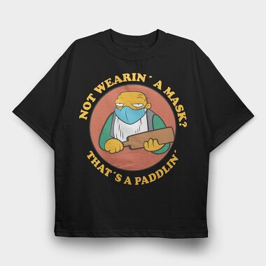 The Simpsons 40, Tricou Oversize Barbati (Unisex)