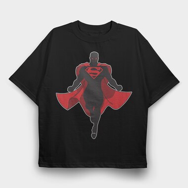 Black Superman, Tricou Oversize Barbati (Unisex)