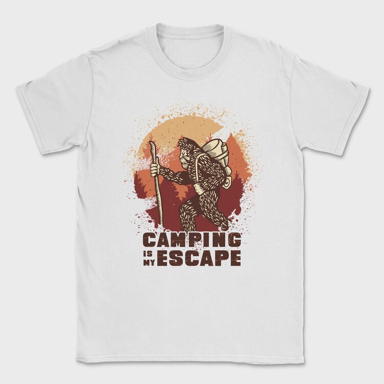 Big Foot Monster Hiking Sasquatch Sunset, Tricou Barbati (Unisex)