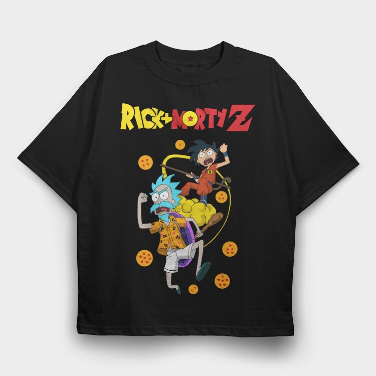 Rick and Morty 35, Tricou Oversize Barbati (Unisex)