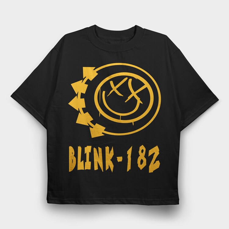 Blink 182, Tricou Oversize Barbati (Unisex)